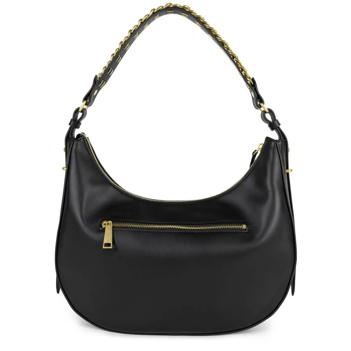 Sac hobo en cuir noir Aria | 3 Suisses