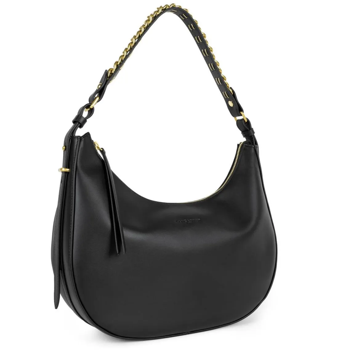 Sac hobo en cuir noir Aria | 3 Suisses