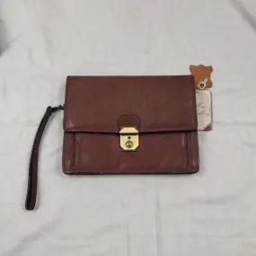 sacoche homme en cuir marron neuve
