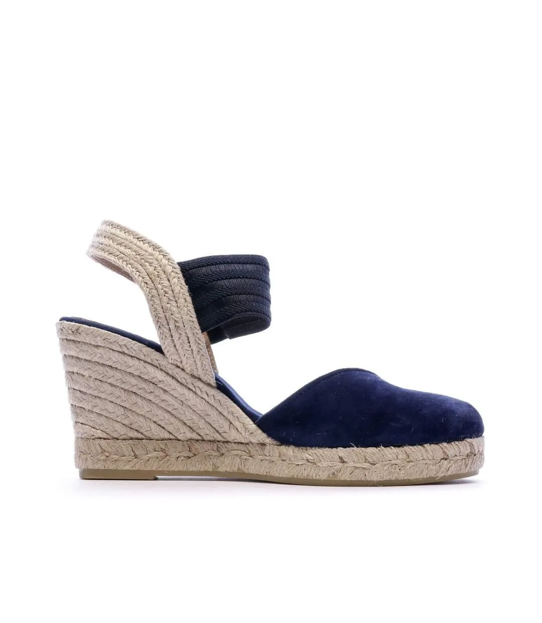 Sandales à talon en daim bleu femmes Tommy Hilfiger