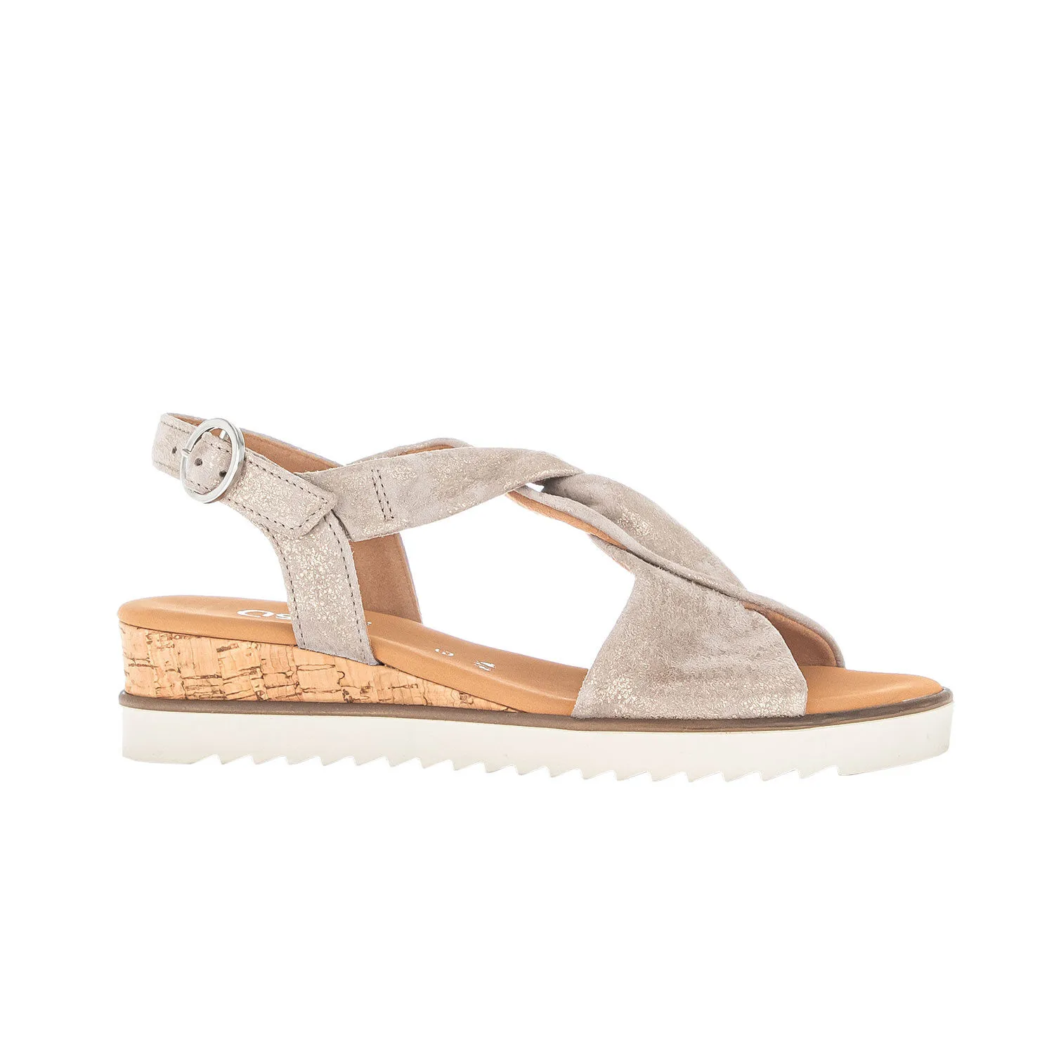 Sandalette Gabor en cuir velours ultra souple ⋆ Lehner Versand