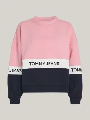 Sweat colour-block en polaire | Blanc | Tommy Hilfiger