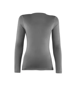 T-shirt base layer à manches longues femme gris Rhino