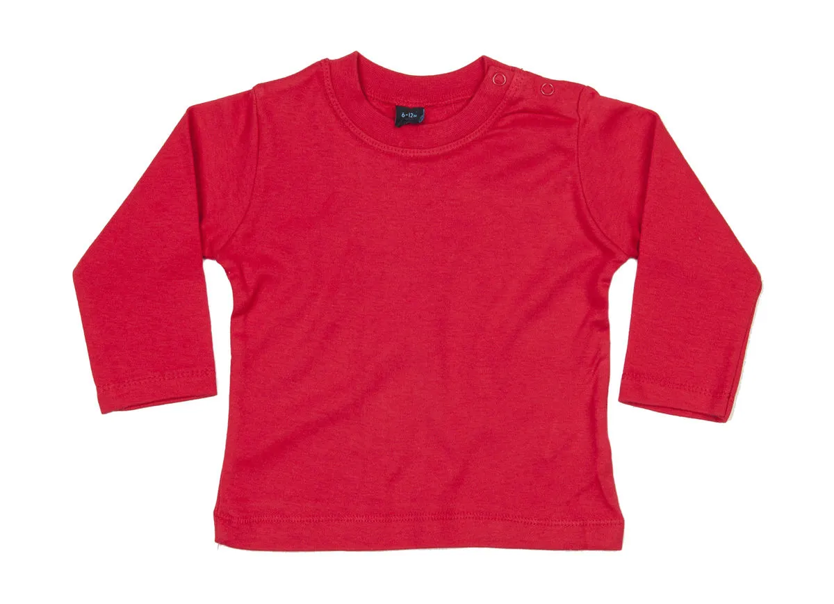 t-shirt bébé manches longues - BZ11 - rouge 