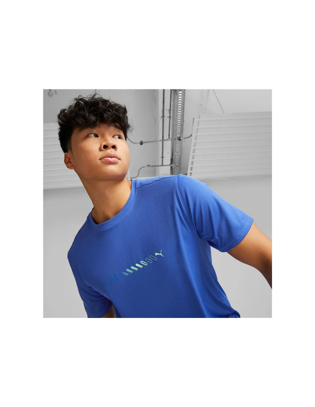 T-shirt de running Puma Run Favorite Logo Man Royal