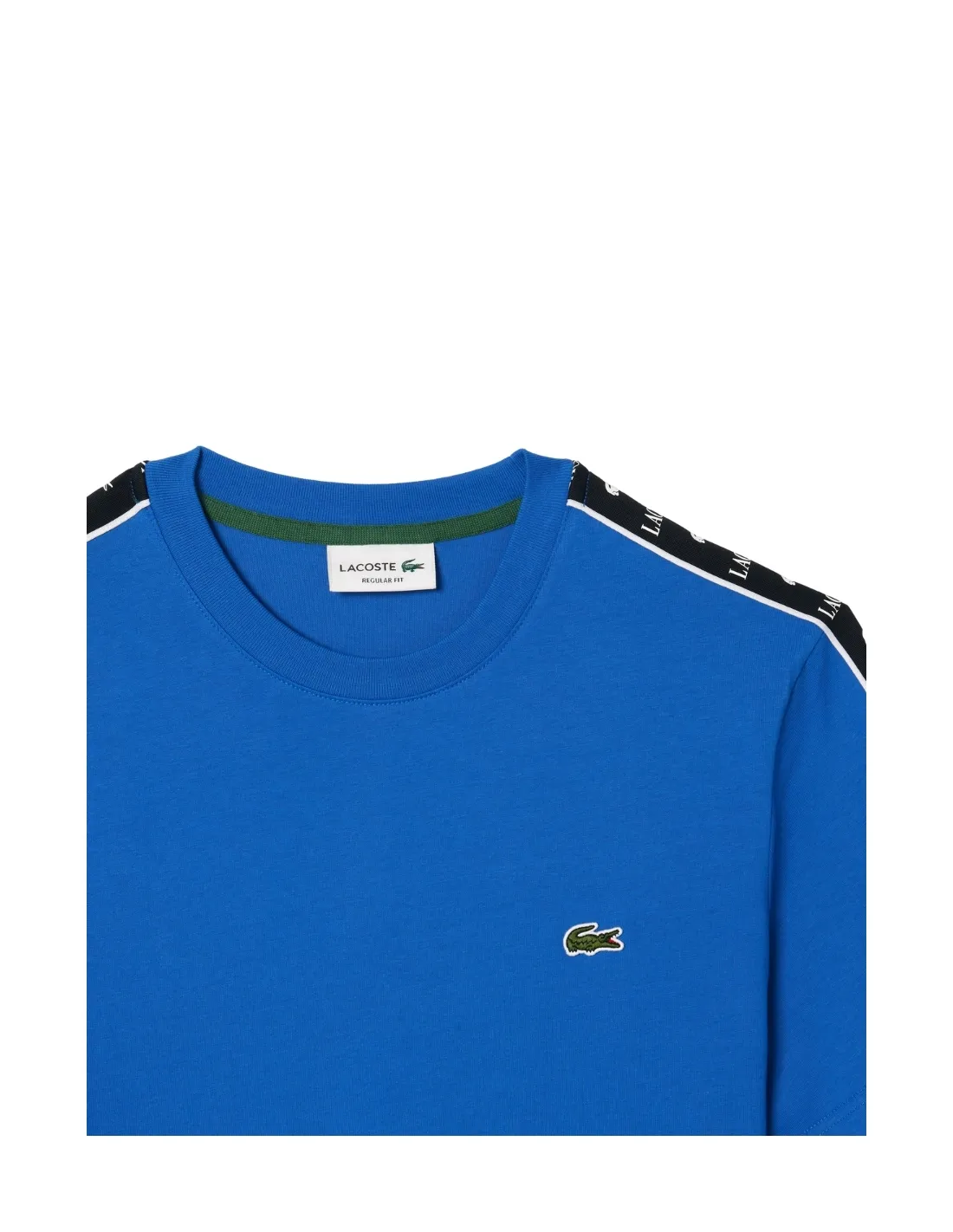 T shirt Lacoste homme Ref 62576 IXW Bleu