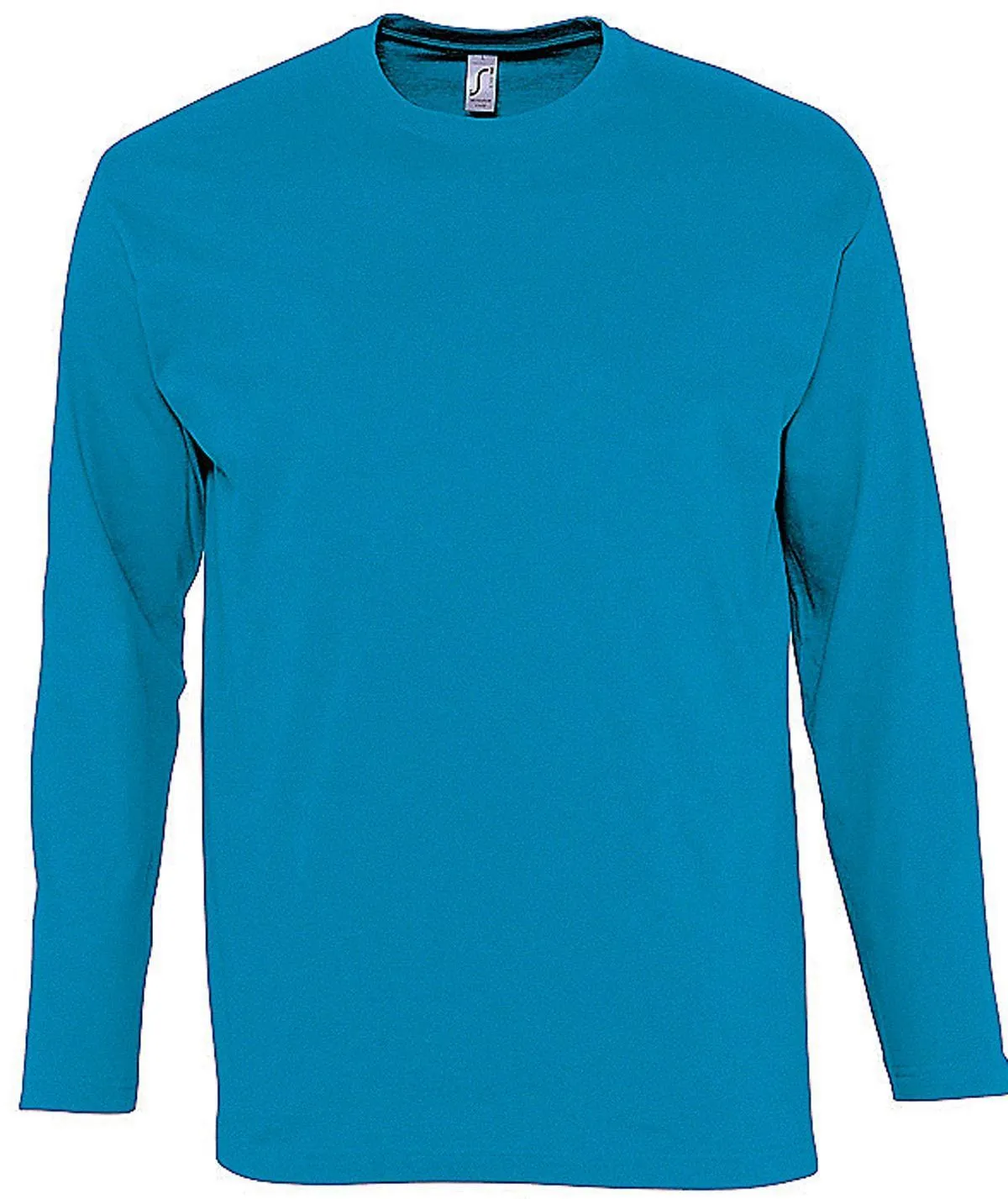 T-shirt manches longues HOMME - 11420 - bleu aqua 