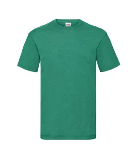 T-shirt valueweight homme vert rétro Fruit of the Loom