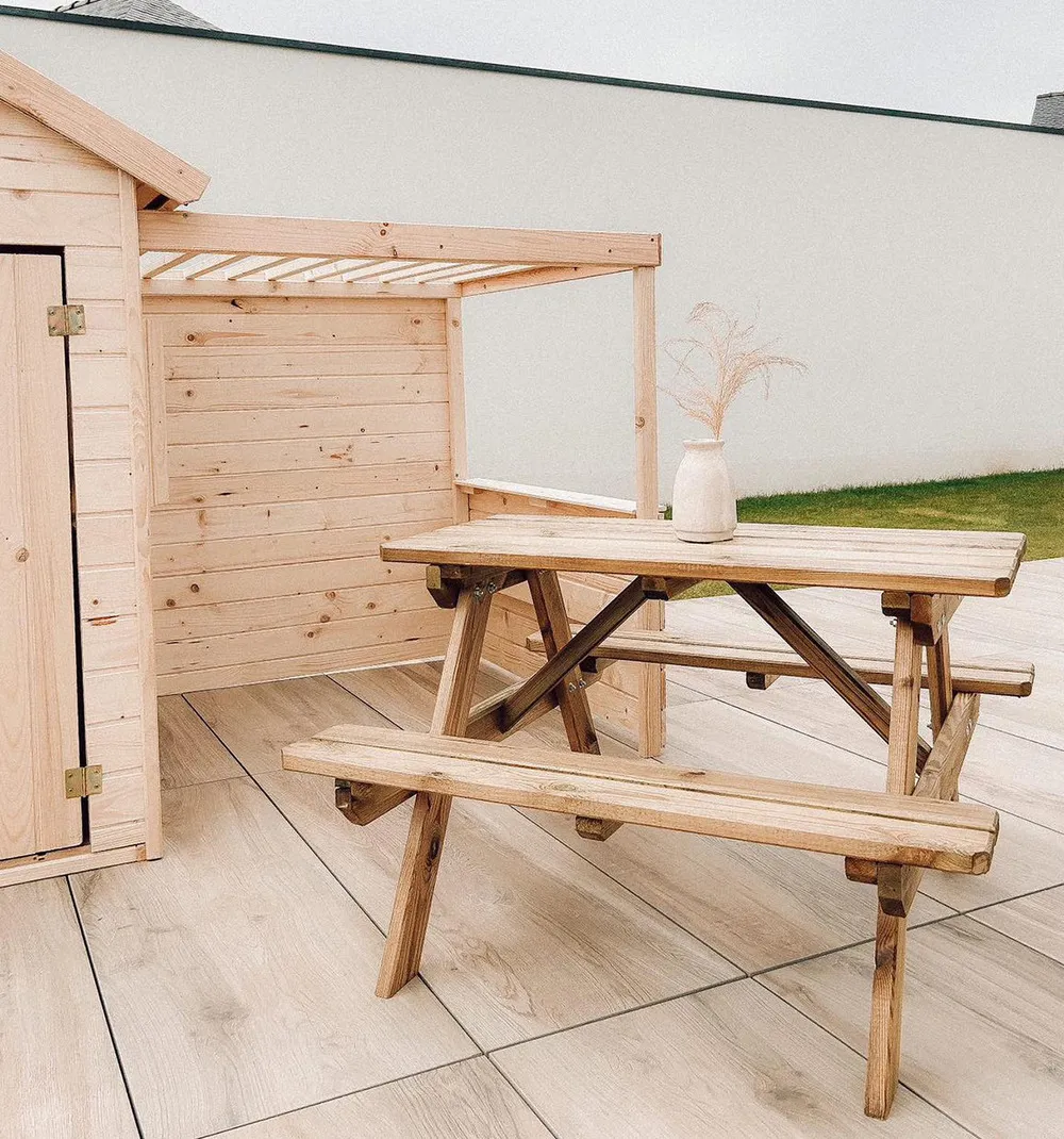 Table de pique-nique pour enfants wapiti