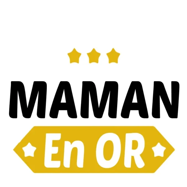 Tablier Maman en or