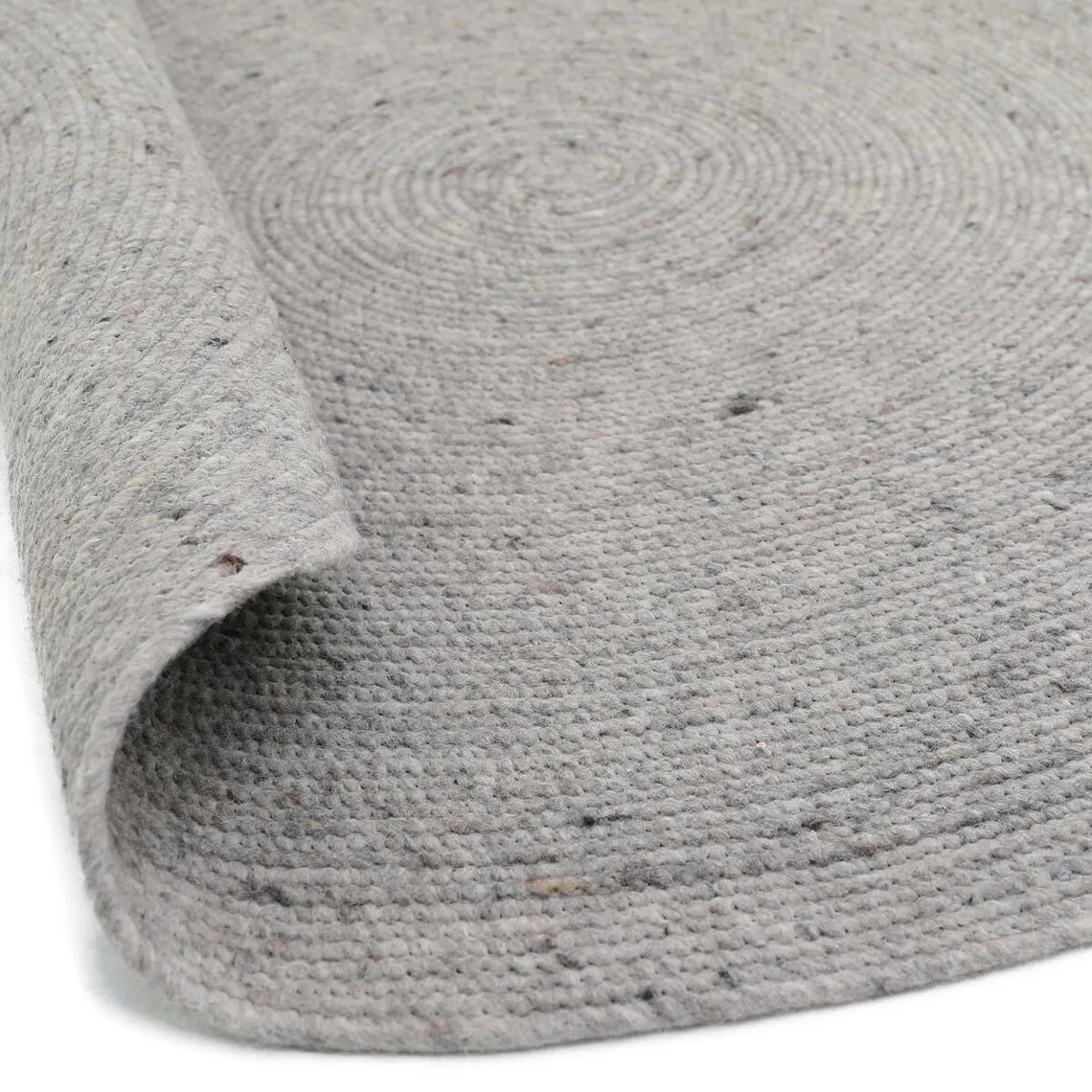 Tapis laine feutrée Gris M | 3 Suisses