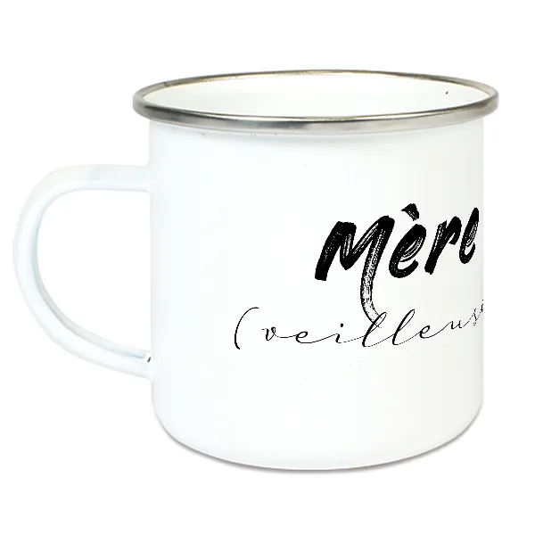 Tasse émaillée Mère (veilleuse)